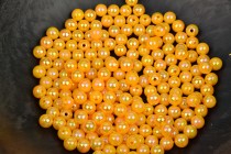 Жемчуг 8 мм. Оранжевый купить в Минске – цена оптом и в розницу, характеристики | floradecor.by - фото