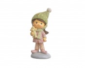 CANEA Фигура Девочка новогодняя 7 см 270CAN1C049_MIX 2 купить в Минске – цена оптом и в розницу, характеристики | floradecor.by - фото