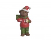 CANEA Фигура Медвежонок новогодняя 13 см 260CAN7076B_MIX 2 купить в Минске – цена оптом и в розницу, характеристики | floradecor.by - фото