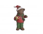 CANEA Фигура Медвежонок новогодняя 13 см 260CAN7076B_MIX купить в Минске – цена оптом и в розницу, характеристики | floradecor.by - фото