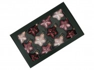 Звездочки из стекла 4 см/12 шт 502220 купить в Минске – цена оптом и в розницу, характеристики | floradecor.by - фото