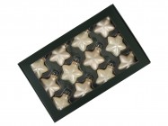 Звездочкииз стекла 4 см/12 шт 502720 купить в Минске – цена оптом и в розницу, характеристики | floradecor.by - фото