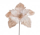 CANEA Цветок Пуансеттия новогодния 25 см 22CAN21-585_02 купить в Минске – цена оптом и в розницу, характеристики | floradecor.by - фото