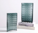 Ваза стеклянная D14 * H24, 1 шт., бирюзовый 4630270/061607 купить в Минске – цена оптом и в розницу, характеристики | floradecor.by - фото