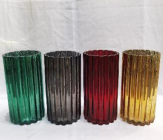 Ваза стеклянная D12 * H20 см, 1 шт., красный 4630270/060211 купить в Минске – цена оптом и в розницу, характеристики | floradecor.by - фото