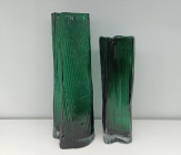 Ваза стеклянная D12,5* H30, 1 шт., зеленый 4630270/059659 купить в Минске – цена оптом и в розницу, характеристики | floradecor.by - фото