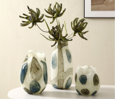 Ваза стеклянная D18 * H26 см, 1 шт., молочный 4630270/036964 купить в Минске – цена оптом и в розницу, характеристики | floradecor.by - фото