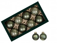 Шары из стекла 8 см/8 шт 503014 купить в Минске – цена оптом и в розницу, характеристики | floradecor.by - фото