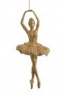 Игрушка новогодняя балерина 9CAN75246_GLD купить в Минске – цена оптом и в розницу, характеристики | floradecor.by - фото