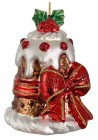 SHISHI Елочная игрушка Тортик стеклянный 11 см 64926 купить в Минске – цена оптом и в розницу, характеристики | floradecor.by - фото