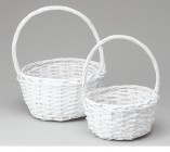 Набор корзин (ива) 29/24 см 2 шт. 4630270/035684 купить в Минске – цена оптом и в розницу, характеристики | floradecor.by - фото