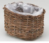 Корзина плетеная (ротанг) 17 см 4630270/045898 купить в Минске – цена оптом и в розницу, характеристики | floradecor.by - фото