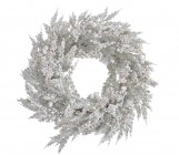 CANEA Венок новогодний 60 см PUS316-24W купить в Минске – цена оптом и в розницу, характеристики | floradecor.by - фото