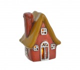 CANEA Домик новогодний 10.5 см LED подсветка 344CAN24516-4_BR купить в Минске – цена оптом и в розницу, характеристики | floradecor.by - фото