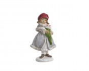 CANEA Фигура Девочка новогодняя 14.5 см 128CAN468-15_MIX купить в Минске – цена оптом и в розницу, характеристики | floradecor.by - фото
