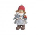 CANEA Фигура Девочка новогодняя 11 см 208CAN7449B-11_MIX купить в Минске – цена оптом и в розницу, характеристики | floradecor.by - фото