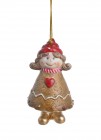 CANEA Елочная игрушка Девочка новогодняя 10 см 302CAN054_5 купить в Минске – цена оптом и в розницу, характеристики | floradecor.by - фото