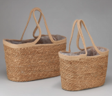 Набор корзин (рогоз) см 2 шт. 40/31 см 4640108/875498 купить в Минске – цена оптом и в розницу, характеристики | floradecor.by - фото