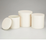 Набор коробок с крышкой 3 шт. Слоновая кость 4630270/021182 купить в Минске – цена оптом и в розницу, характеристики | floradecor.by - фото