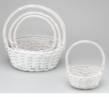 Набор корзин плетеных (ива) 40/33/26/22см 4 шт. 4630270/048769 купить в Минске – цена оптом и в розницу, характеристики | floradecor.by - фото