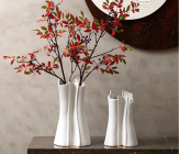 Ваза керамическая декоративная D31 * H32, 1 шт., белый 4630270/065445 купить в Минске – цена оптом и в розницу, характеристики | floradecor.by - фото