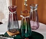 Ваза стеклянная 9,5* 13*30 см, 1 шт. 4630270/027689 купить в Минске – цена оптом и в розницу, характеристики | floradecor.by - фото