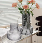 Ваза стеклянная D17 * H25 см, 1 шт., серый 4630270/038357 купить в Минске – цена оптом и в розницу, характеристики | floradecor.by - фото