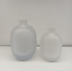 Ваза стеклянная D7,5*H11,1 см, 1 шт., матовый прозрачный 4640108/885916 купить в Минске – цена оптом и в розницу, характеристики | floradecor.by - фото