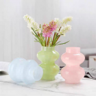 Ваза стеклянная 7*H18 см, 1 шт., лаймовый  4630270/075109 купить в Минске – цена оптом и в розницу, характеристики | floradecor.by - фото