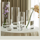 Ваза стеклянная D15 * H25 см, 1 шт., прозрачный 4630270/075611 купить в Минске – цена оптом и в розницу, характеристики | floradecor.by - фото