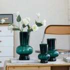 Ваза стеклянная D12 * H18, 1 шт., изумрудный 4640108/883431 купить в Минске – цена оптом и в розницу, характеристики | floradecor.by - фото