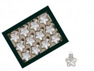 Звездочки из стекла 4 см/12 шт 501120 купить в Минске – цена оптом и в розницу, характеристики | floradecor.by - фото