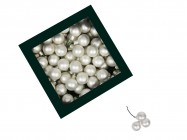 Шары из стекла 2.5 см/144 шт 501134 купить в Минске – цена оптом и в розницу, характеристики | floradecor.by - фото