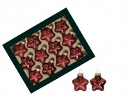 Звездочки из стекла 4 см/12 шт 502120 купить в Минске – цена оптом и в розницу, характеристики | floradecor.by - фото