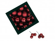 Шары из стекла 4 см/36 шт 502138 купить в Минске – цена оптом и в розницу, характеристики | floradecor.by - фото