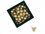 Шары из стекла 3 см/72 шт 502436 купить в Минске – цена оптом и в розницу, характеристики | floradecor.by - фото