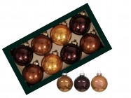 Шары из стекла 8 см/8 шт 504114 купить в Минске – цена оптом и в розницу, характеристики | floradecor.by - фото