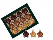 Звездочки из стекла 4 см/12 шт 504120 купить в Минске – цена оптом и в розницу, характеристики | floradecor.by - фото