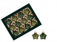 Звездочки из стекла 4 см/12 шт 504715 купить в Минске – цена оптом и в розницу, характеристики | floradecor.by - фото