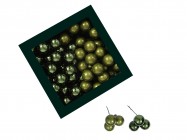 Шары из стекла 2.5 см/144 шт 504734 купить в Минске – цена оптом и в розницу, характеристики | floradecor.by - фото