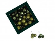 Шары из стекла 3 см/72 шт 504736 купить в Минске – цена оптом и в розницу, характеристики | floradecor.by - фото