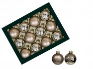 Шары из стекла 5.7 см/12 шт 505009 купить в Минске – цена оптом и в розницу, характеристики | floradecor.by - фото