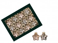 Звездочки из стекла 4 см/12 шт 505020 купить в Минске – цена оптом и в розницу, характеристики | floradecor.by - фото