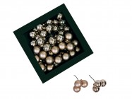 Шары из стекла 2.5 см/144 шт 505034 купить в Минске – цена оптом и в розницу, характеристики | floradecor.by - фото