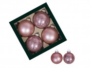 Шары из стекла 10 см/4 шт 505115 купить в Минске – цена оптом и в розницу, характеристики | floradecor.by - фото