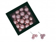 Шары из стекла 4 см/36 шт 505138 купить в Минске – цена оптом и в розницу, характеристики | floradecor.by - фото