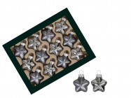 Звездочки из стекла 4 см/12 шт 505220 купить в Минске – цена оптом и в розницу, характеристики | floradecor.by - фото