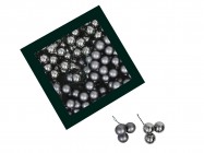 Шары из стекла 2 см/144 шт 505232 купить в Минске – цена оптом и в розницу, характеристики | floradecor.by - фото