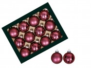 Шары из стекла 5.7 см/12 шт 505309 купить в Минске – цена оптом и в розницу, характеристики | floradecor.by - фото