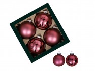 Шары из стекла 10 см/4 шт 505315 купить в Минске – цена оптом и в розницу, характеристики | floradecor.by - фото